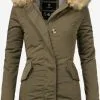 Marikoo Parkas Winterparka Karmaa Dames Kaki