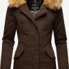 Marikoo Parkas Winterparka Karmaa Dames Bruin