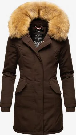 Marikoo Parkas Winterparka Karmaa Dames Bruin