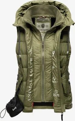 Marikoo Bodywarmers Bodywarmer Taisaa Dames Kaki 10 Marikoo Bodywarmers Bodywarmer Taisaa Dames Kaki -Tussen Jas Verkoop 056ae9c4c2a37e4a2c12c9492ca0c8b7