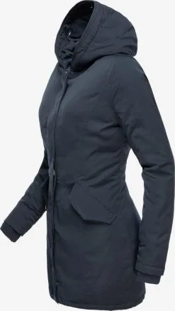 Marikoo Parkas Winterparka Karmaa Dames Navy -Tussen Jas Verkoop 097a603494524b4c7820e80bebaaff6f
