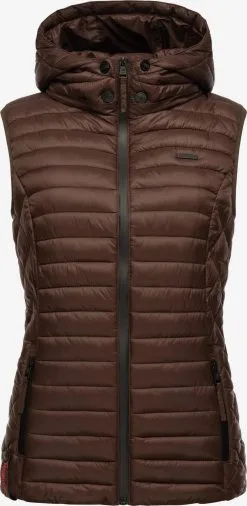 Marikoo Bodywarmers Bodywarmer Hasenpfote Dames Chocoladebruin