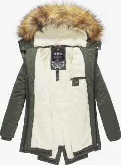 Marikoo Parkas Winterparka Akira Dames Olijfgroen -Tussen Jas Verkoop 0cca2305c48fc4425576c98be66bcb8f