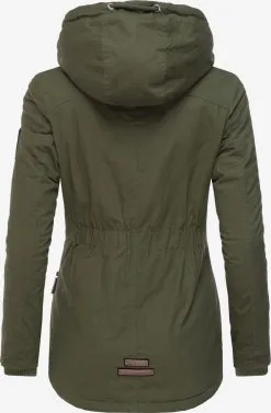 Marikoo Winterjassen Winterjas Bikoo Dames Kaki -Tussen Jas Verkoop 0de4cc4bd879f6f127cb09376ad1f77b