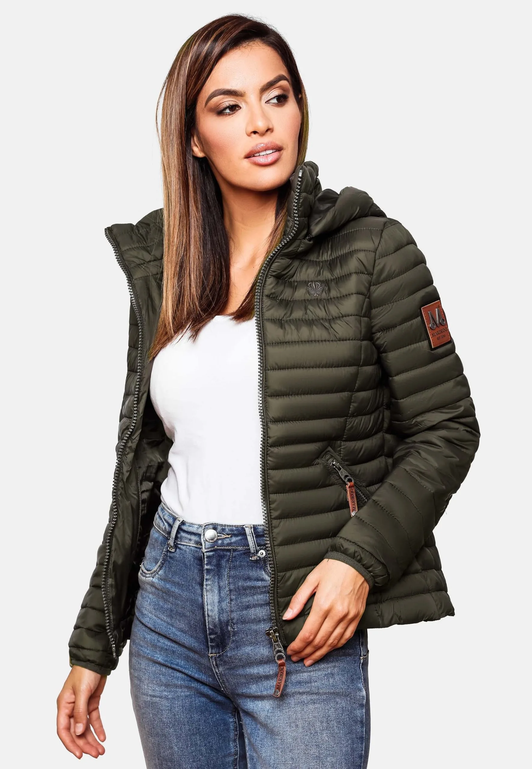 Marikoo Tussenjassen Tussenjas Löwenbaby Dames Olijfgroen 8 Marikoo Tussenjassen Tussenjas Löwenbaby Dames Olijfgroen - Afbeelding 8