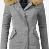 Marikoo Parkas Winterparka Karmaa Dames Grijs
