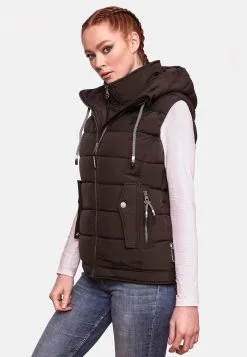 Marikoo Bodywarmers Bodywarmer Taisaa Dames Donkerbruin -Tussen Jas Verkoop 10edc9c49f19d6645e64abcb3f432bd9
