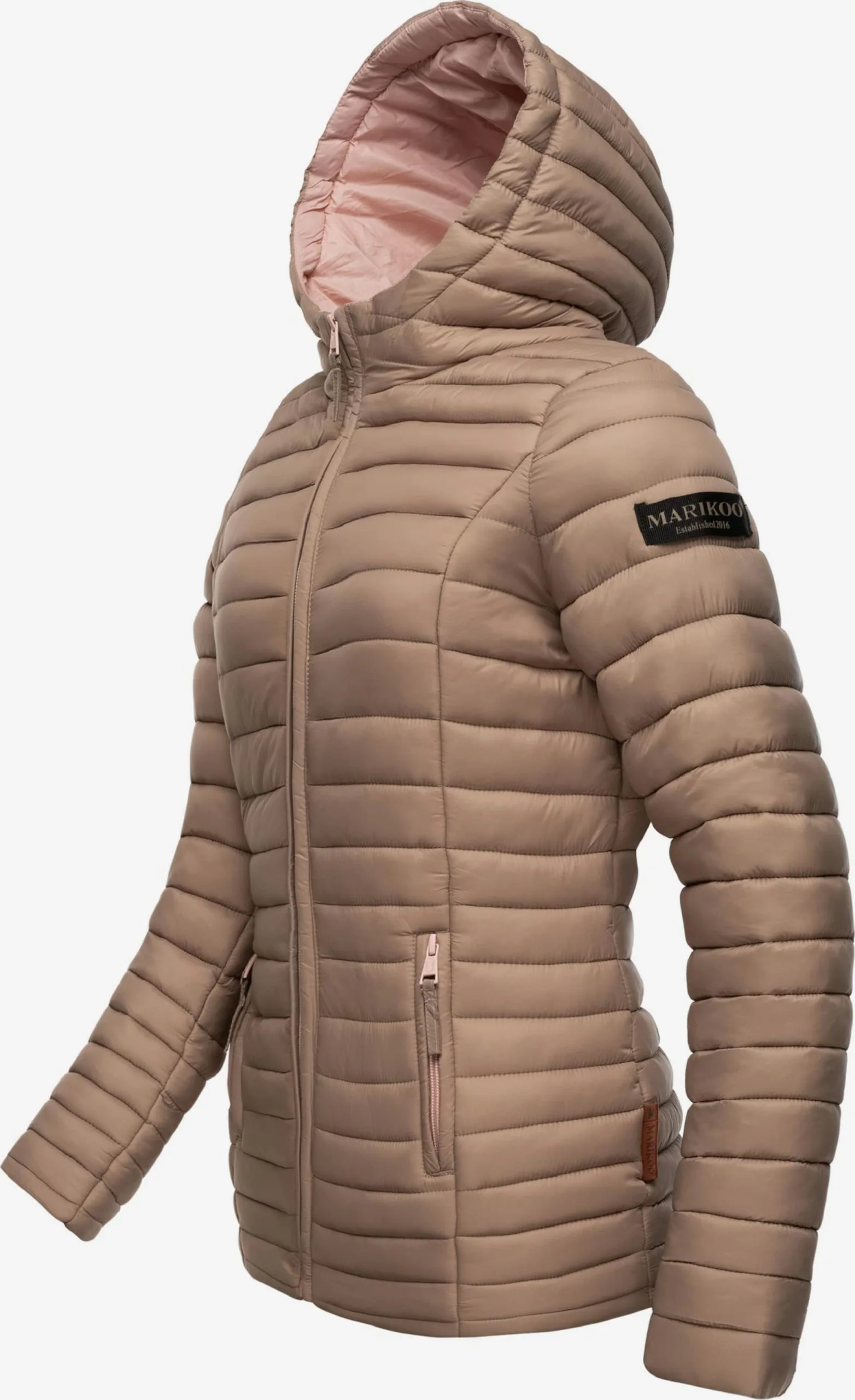 Marikoo Tussenjassen Tussenjas Asraa Dames Bruin 2 Marikoo Tussenjassen Tussenjas Asraa Dames Bruin - Afbeelding 2