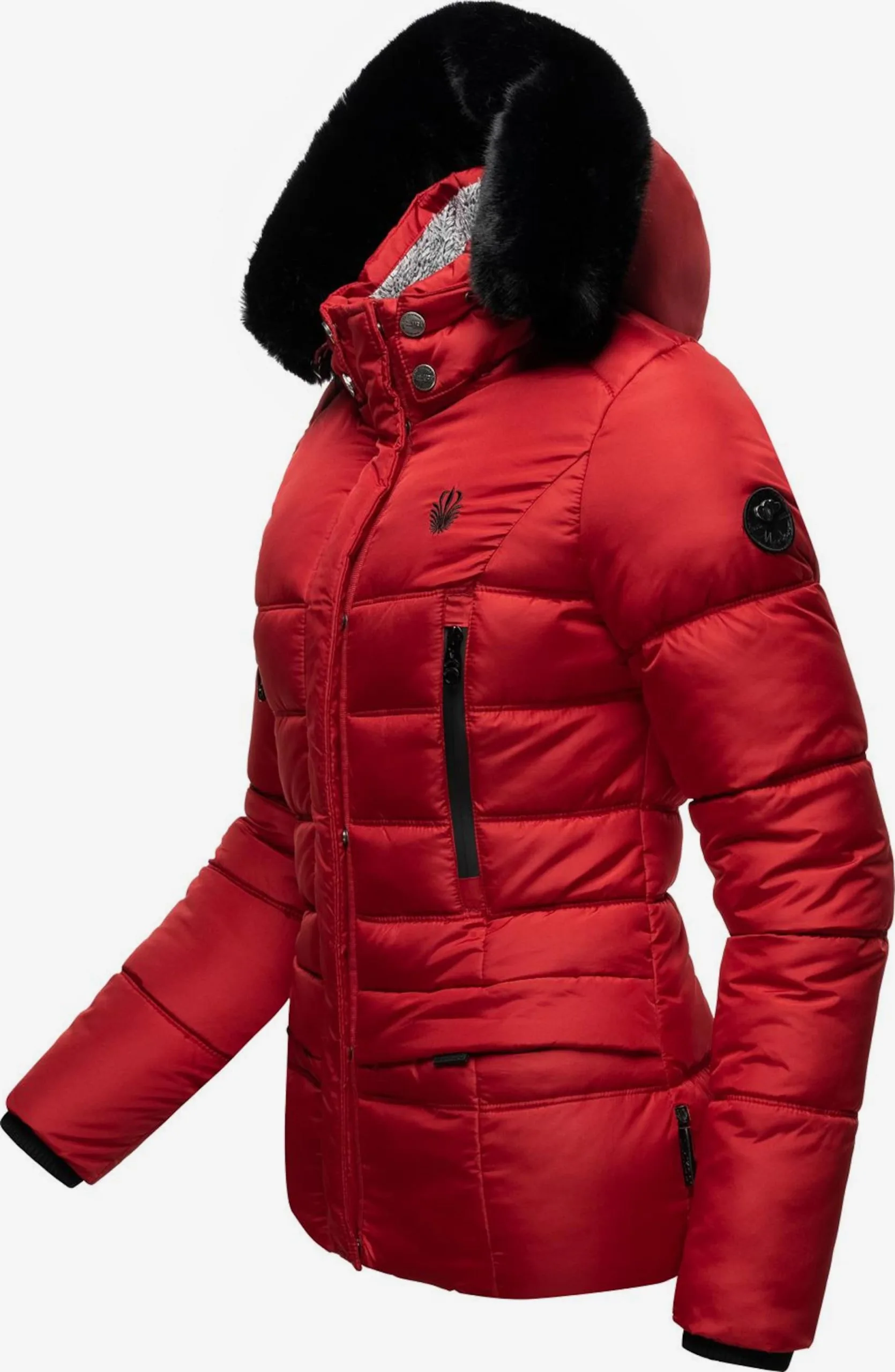 Marikoo Winterjassen Winterjas Loveleen Dames Rood 2 Marikoo Winterjassen Winterjas Loveleen Dames Rood - Afbeelding 2