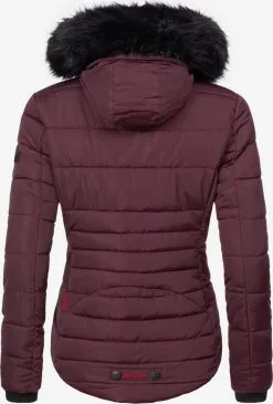 Marikoo Winterjassen Winterjas Lotusblüte Dames Bourgogne -Tussen Jas Verkoop 172240e0f0968f736fd441da14352275