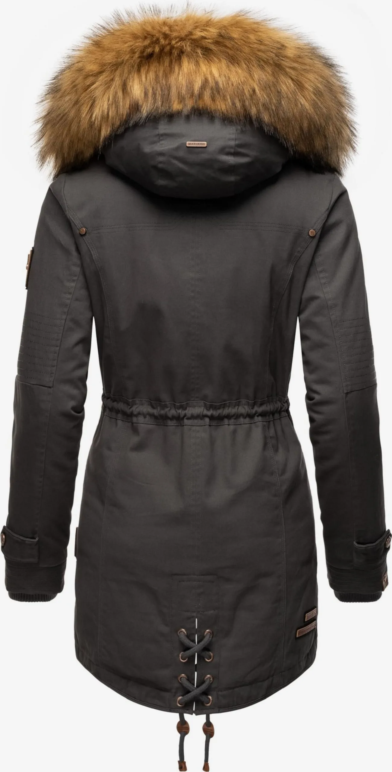 Marikoo Parkas Winterparka La Viva Prc Dames Antraciet 3 Marikoo Parkas Winterparka La Viva Prc Dames Antraciet - Afbeelding 3
