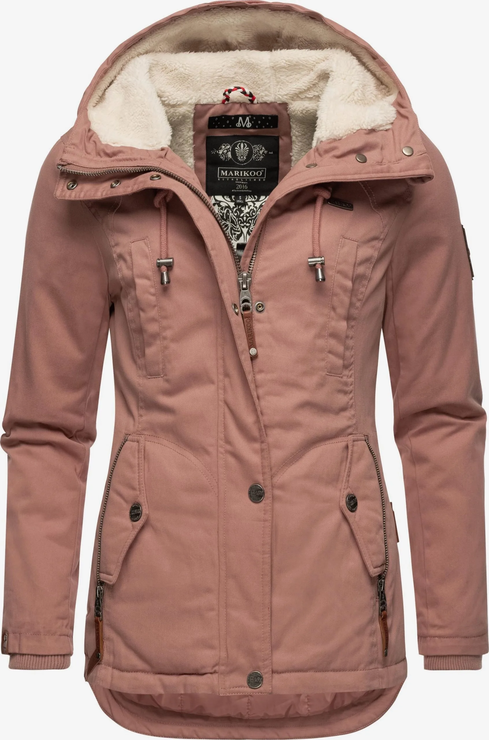 Marikoo Winterjassen Winterjas Bikoo Dames Bruin / Roestbruin 1 Marikoo Winterjassen Winterjas Bikoo Dames Bruin / Roestbruin