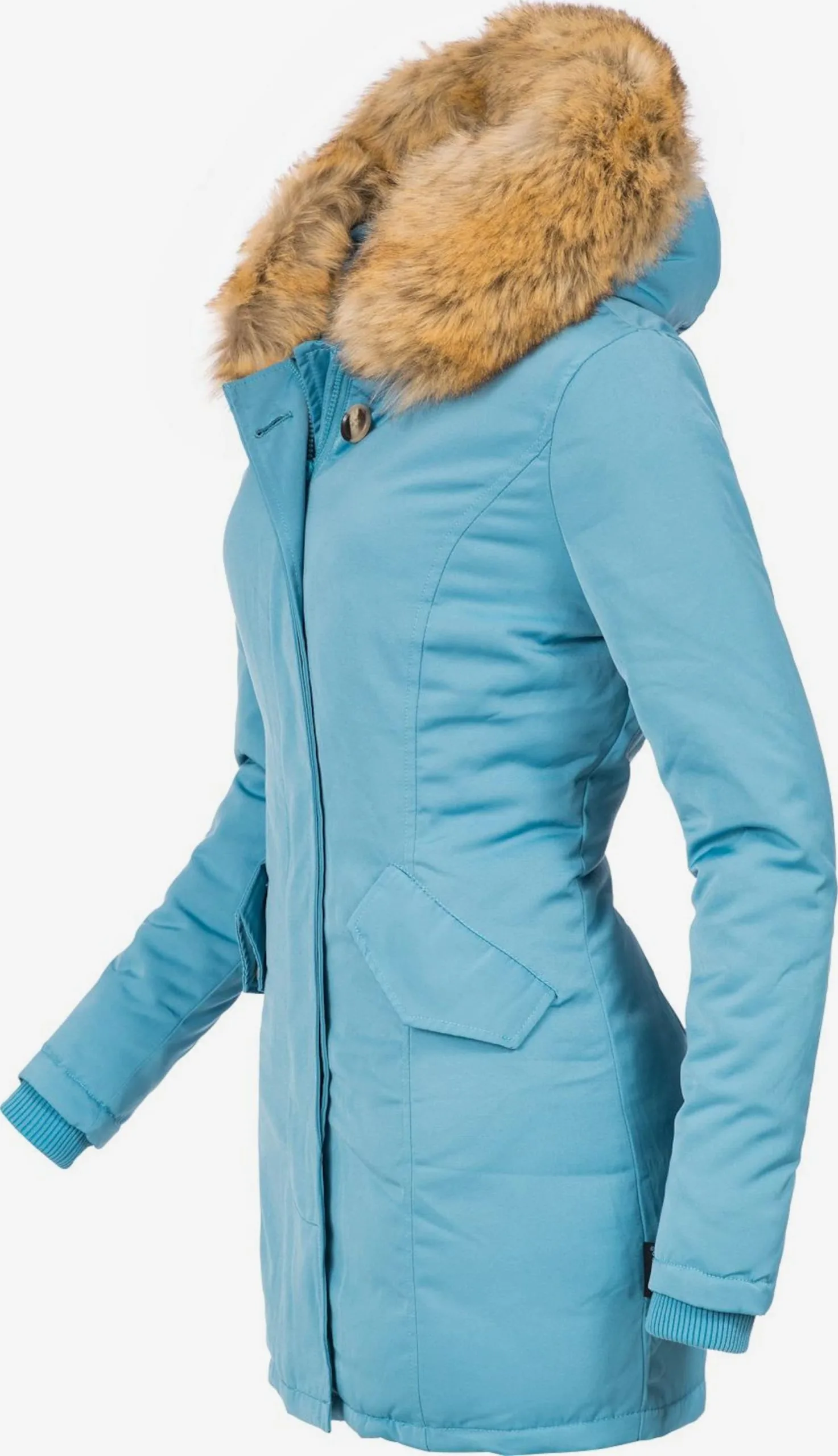 Marikoo Parkas Winterparka Karmaa Dames Lichtblauw 3 Marikoo Parkas Winterparka Karmaa Dames Lichtblauw - Afbeelding 3