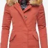 Marikoo Parkas Winterparka Karmaa Dames Zalm Roze