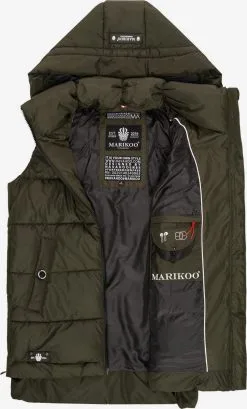 Marikoo Bodywarmers Bodywarmer Zarinaa Dames Donkergroen 11 Marikoo Bodywarmers Bodywarmer Zarinaa Dames Donkergroen -Tussen Jas Verkoop 1e3ede9dcc52404bfc424f7551d3d03a