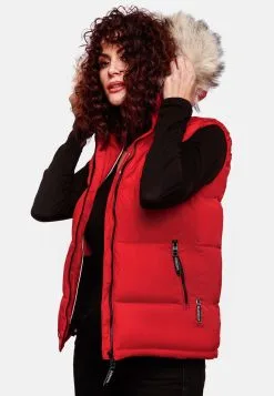Marikoo Bodywarmers Bodywarmer Eisflöckchen Dames Rood -Tussen Jas Verkoop 1e47f1a082535fa1f0deb75a6996aebb