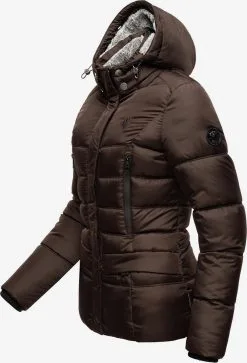 Marikoo Winterjassen Winterjas Loveleen Dames Chocoladebruin -Tussen Jas Verkoop 2076f88e28710c91678357a3430597a7