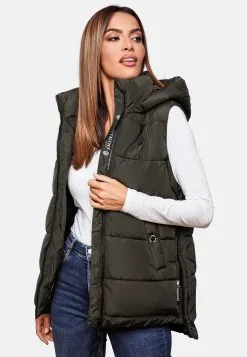 Marikoo Bodywarmers Bodywarmer Zarinaa Dames Donkergroen 15 Marikoo Bodywarmers Bodywarmer Zarinaa Dames Donkergroen -Tussen Jas Verkoop 2258d88692fbbd45f9c216a528534b19
