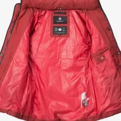 Marikoo Winterjassen Winterjas Unique Dames Rood -Tussen Jas Verkoop 22a43cdcca8cb3558f1102a2a48c7571