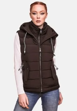 Marikoo Bodywarmers Bodywarmer Taisaa Dames Donkerbruin -Tussen Jas Verkoop 230e22271f7a786f62e68d94c963b7c3