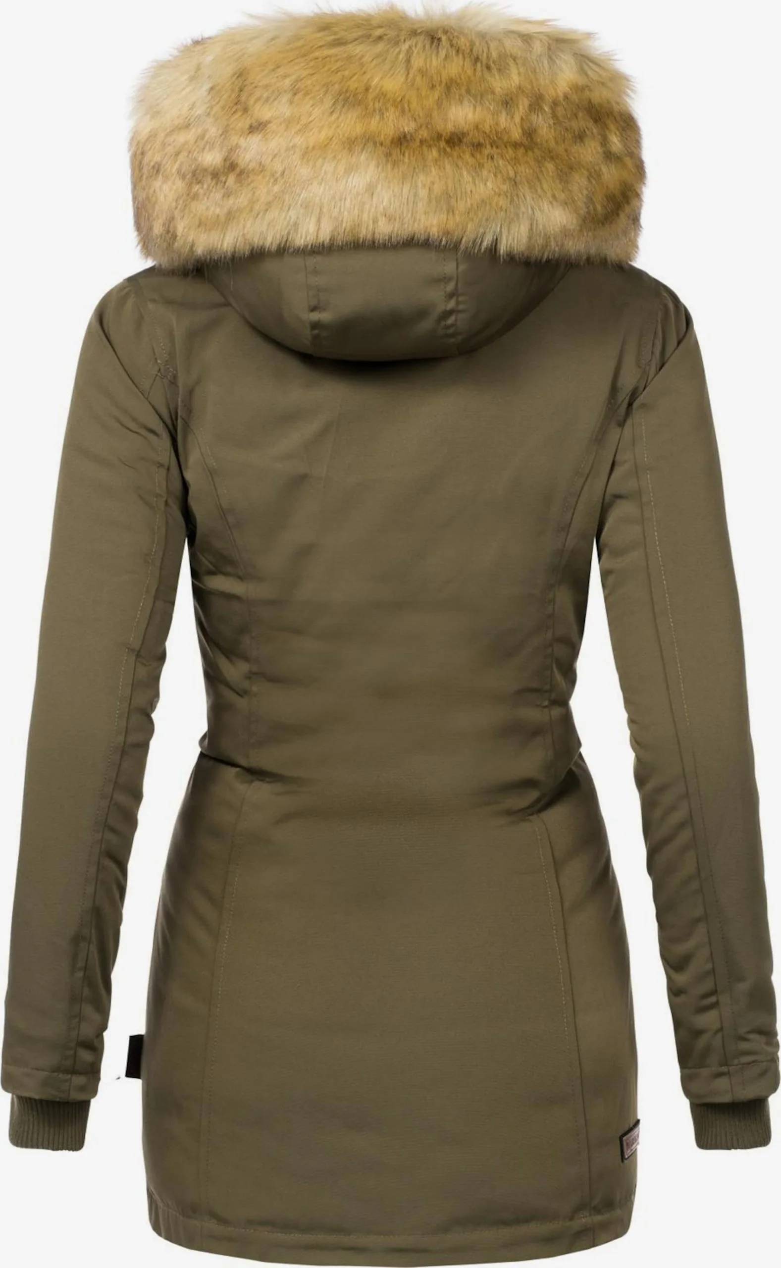 Marikoo Parkas Winterparka Karmaa Dames Kaki 2 Marikoo Parkas Winterparka Karmaa Dames Kaki - Afbeelding 2