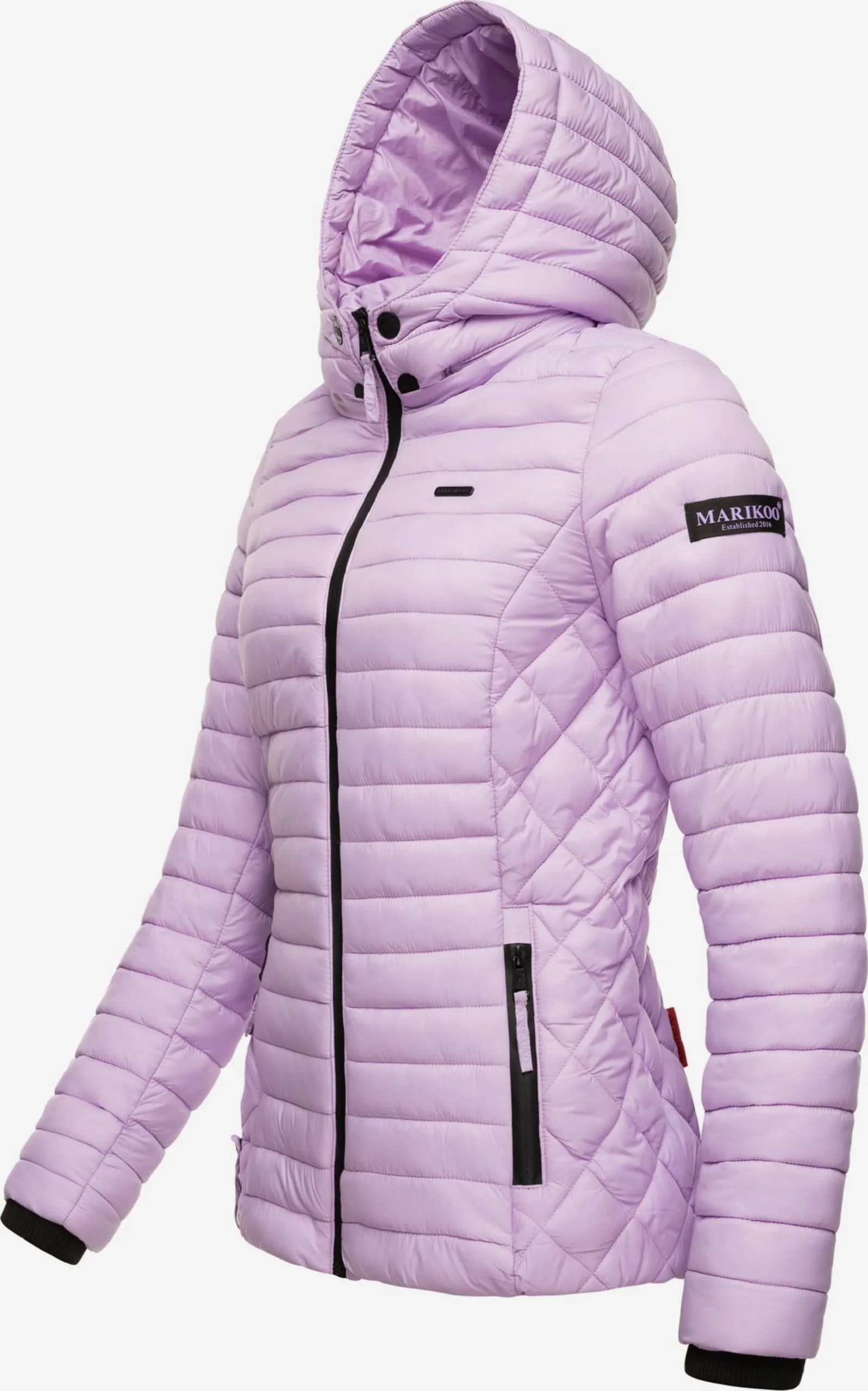 Marikoo Tussenjassen Tussenjas Samtpfote Dames Lichtlila 2 Marikoo Tussenjassen Tussenjas Samtpfote Dames Lichtlila - Afbeelding 2