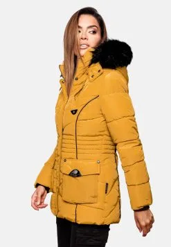 Marikoo Winterjassen Winterjas Vanilla Dames Geel -Tussen Jas Verkoop 2aa7ddbbc76260a86edc8875fe671206