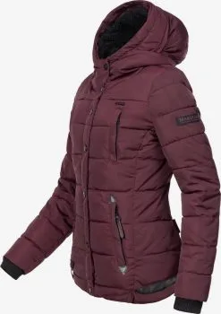 Marikoo Winterjassen Winterjas Lotusblüte Dames Bourgogne -Tussen Jas Verkoop 2fffd83cadb5edf32d1b1229cdbd77fb