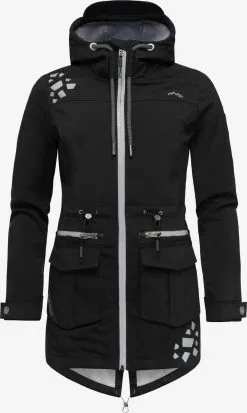 Marikoo Outdoor Jassen Functionele Jas Ulissaa Dames Zwart