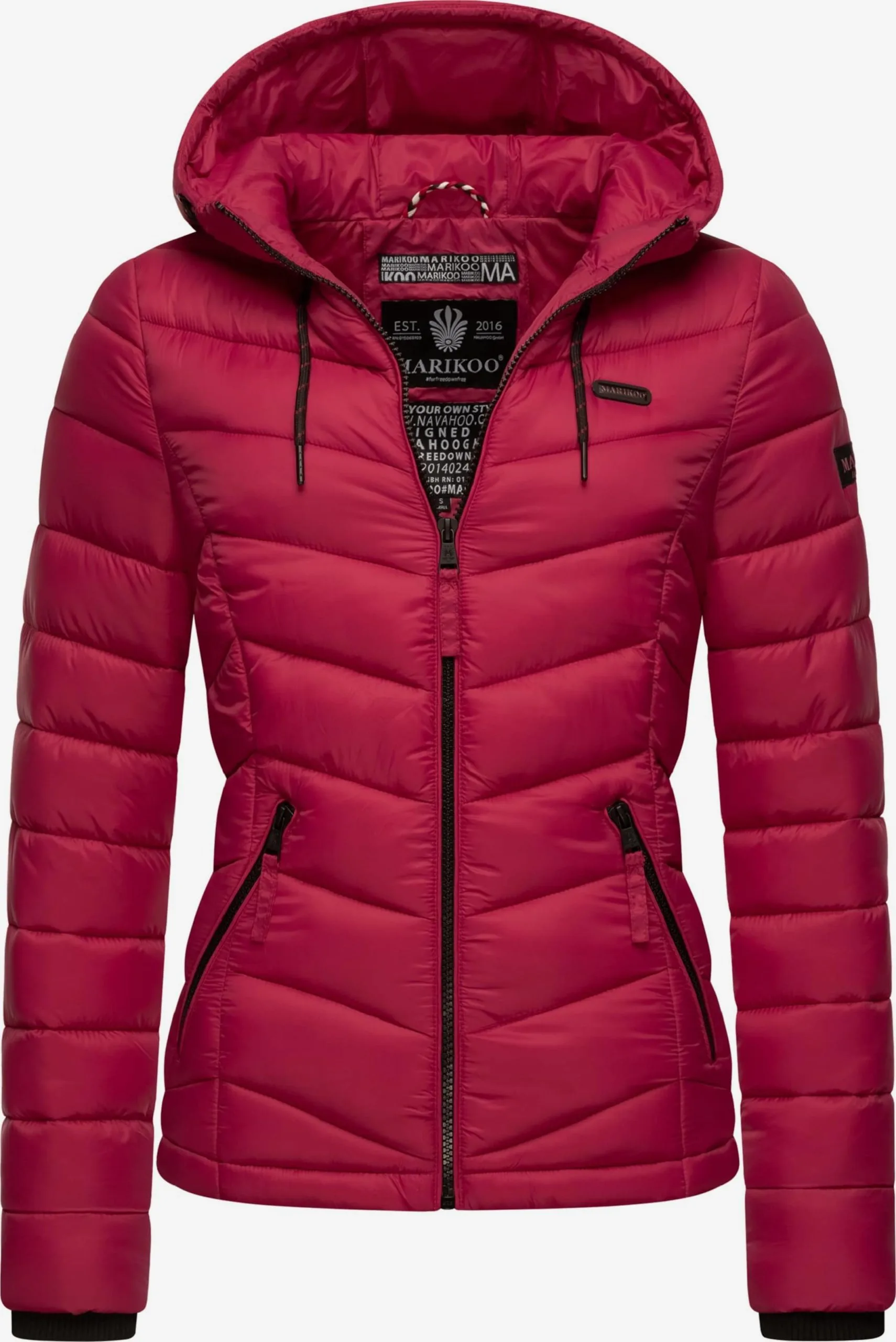 Marikoo Tussenjassen Tussenjas Kuala Dames Framboos 1 Marikoo Tussenjassen Tussenjas Kuala Dames Framboos