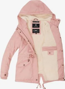 Marikoo Winterjassen Winterjas Manolya Dames Rosa -Tussen Jas Verkoop 3f71dd6942ec6c4ff79257db0f4b4999