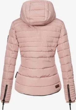 Marikoo Winterjassen Winterjas Amber Dames Rosa -Tussen Jas Verkoop 444b0de7d822e293b07908320bb55abc