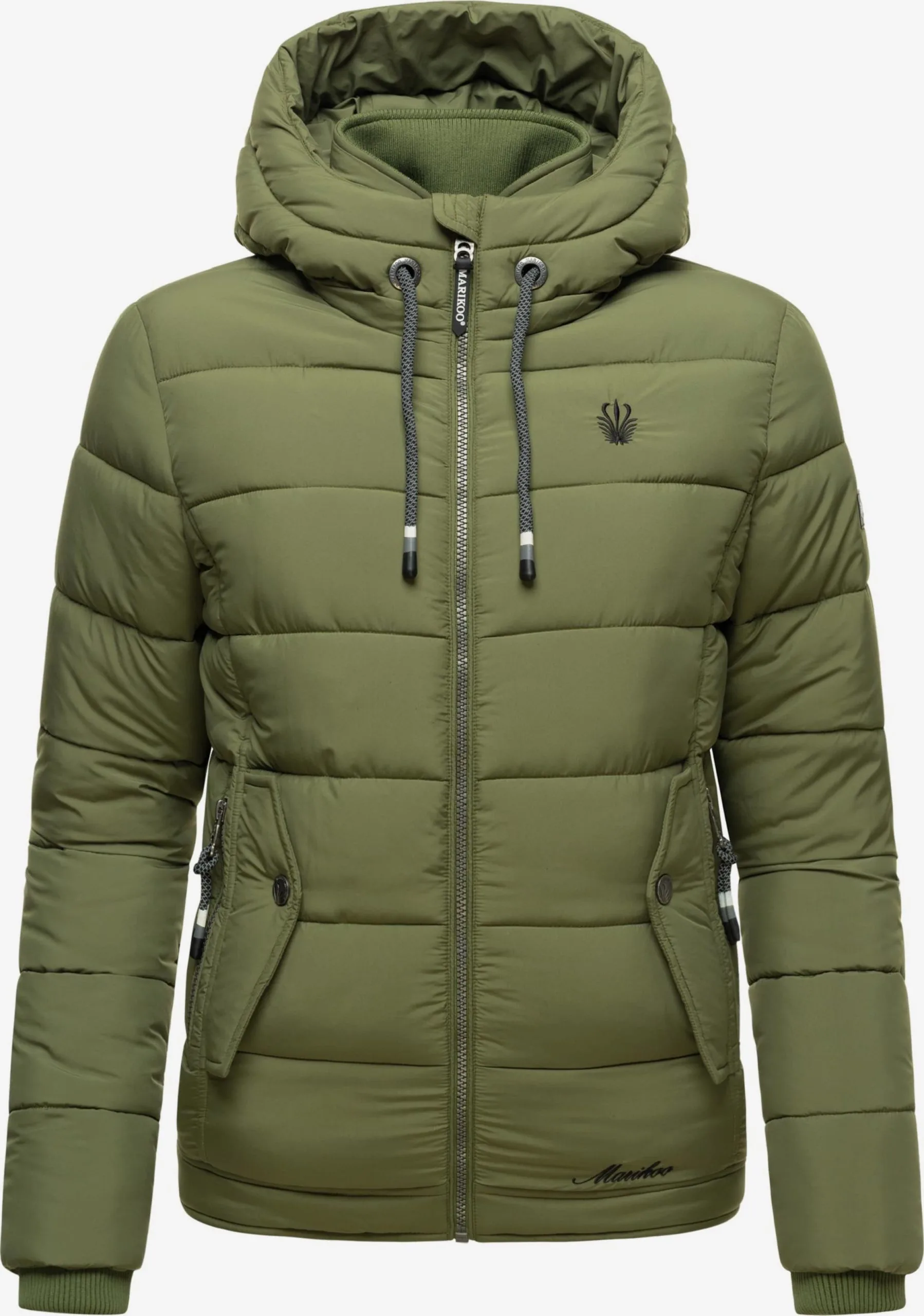 Marikoo Winterjassen Winterjas Taisaa Dames Olijfgroen 4 Marikoo Winterjassen Winterjas Taisaa Dames Olijfgroen - Afbeelding 4