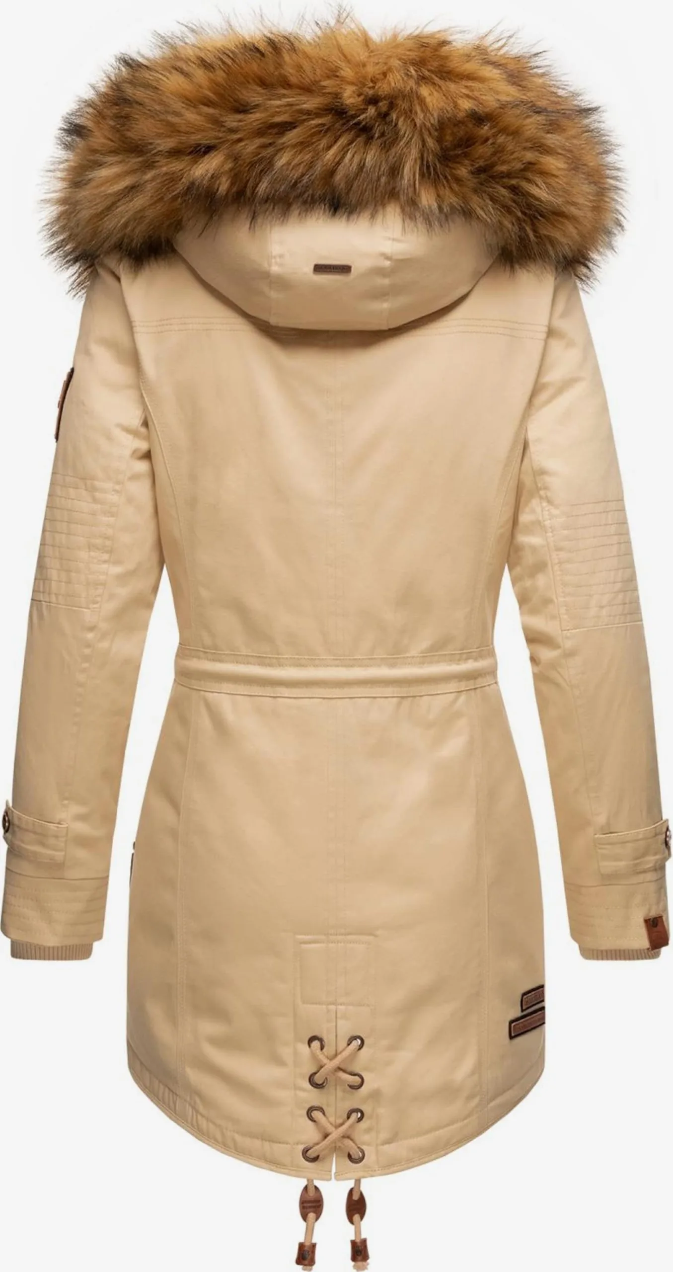Marikoo Parkas Winterparka La Viva Dames Beige 2 Marikoo Parkas Winterparka La Viva Dames Beige - Afbeelding 2
