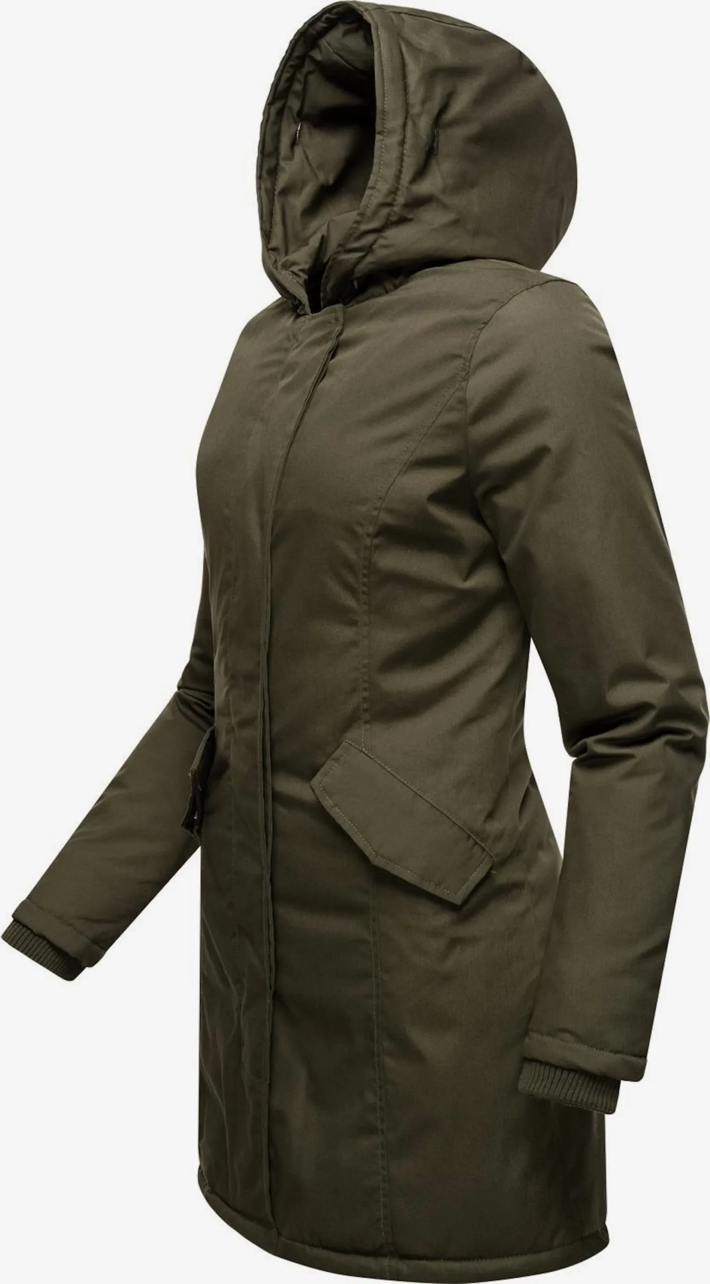 Marikoo Parkas Winterparka Karmaa Dames Olijfgroen 4 Marikoo Parkas Winterparka Karmaa Dames Olijfgroen - Afbeelding 4