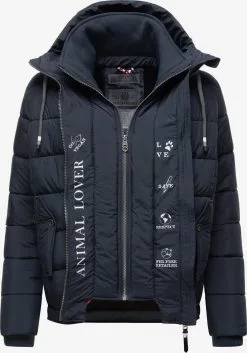 Marikoo Winterjassen Winterjas Taisaa Dames Navy -Tussen Jas Verkoop 45ae20bddc66e3f42825b29256b23c4e