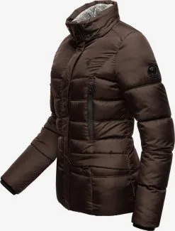 Marikoo Winterjassen Winterjas Loveleen Dames Chocoladebruin -Tussen Jas Verkoop 46e13907e5aa5b5b4cc354a21517270f