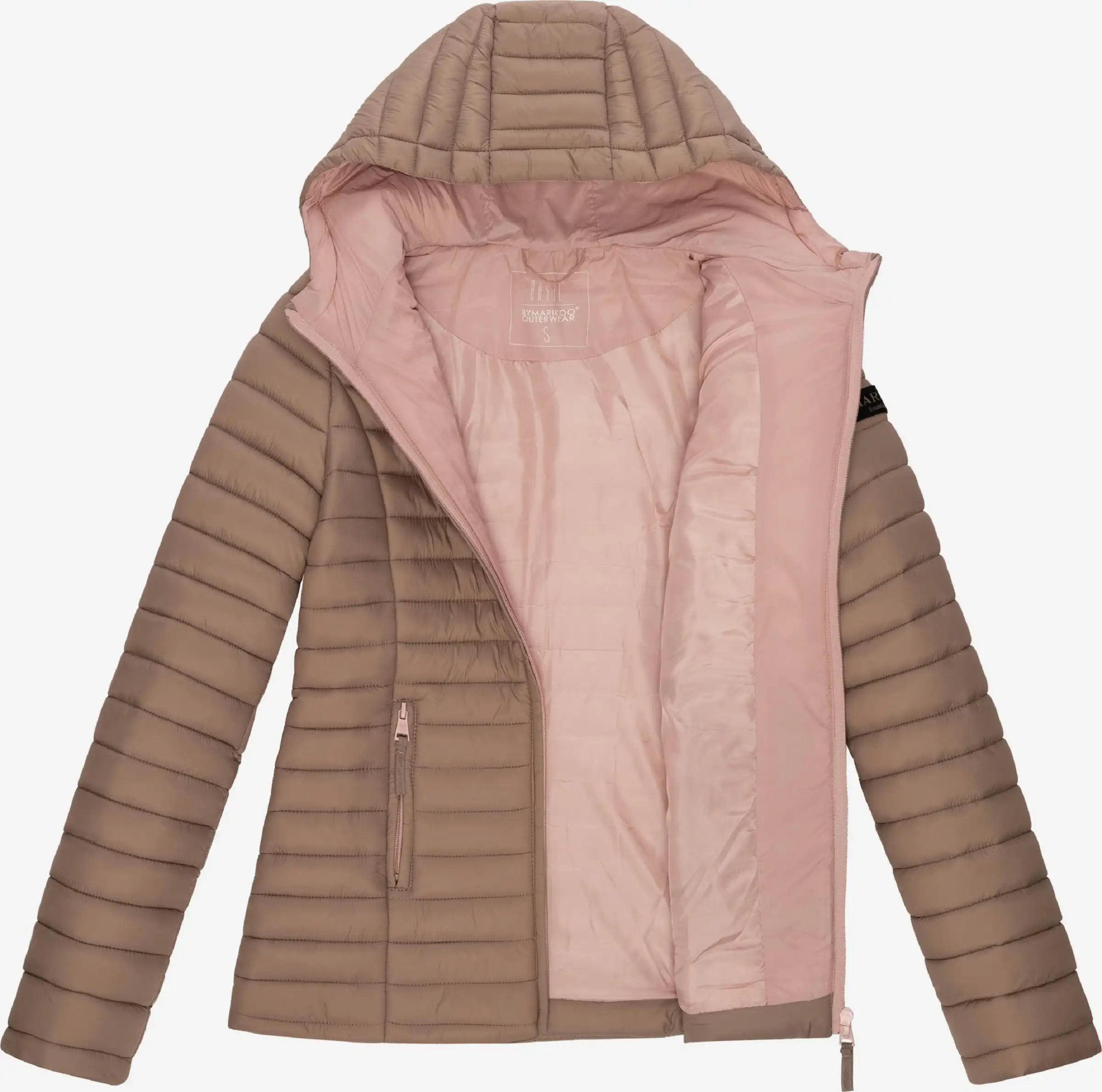 Marikoo Tussenjassen Tussenjas Asraa Dames Bruin 4 Marikoo Tussenjassen Tussenjas Asraa Dames Bruin - Afbeelding 4