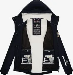 Marikoo Tussenjassen Tussenjas Dames Blauw -Tussen Jas Verkoop 4a77bea0d2f26dc9d8e4370767f184de