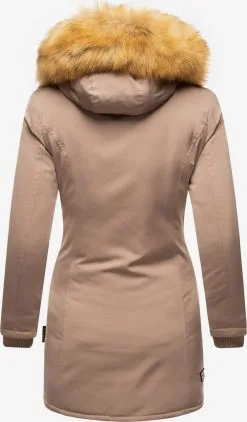 Marikoo Parkas Winterparka Karmaa Dames Beige -Tussen Jas Verkoop 4b8126aee26af1551a60028eec933fa3