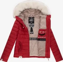 Marikoo Winterjassen Winterjas Nasriin Dames Rood 13 Marikoo Winterjassen Winterjas Nasriin Dames Rood -Tussen Jas Verkoop 4c088029b5ab71999b50ad67cb46fe05