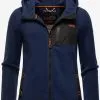 Marikoo Outdoor Jassen Fleece Jas Mount Iwaki Dames Navy