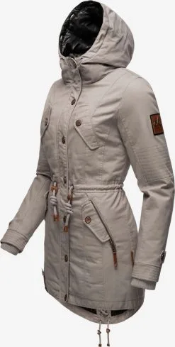 Marikoo Parkas Winterparka La Viva Dames Grijs -Tussen Jas Verkoop 563bba4a6265ef71268be50b0d8d1d63