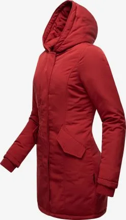 Marikoo Parkas Winterparka Karmaa Dames Rood / Bloedrood -Tussen Jas Verkoop 5742522cc600c979d8c14eebc7c13cc1