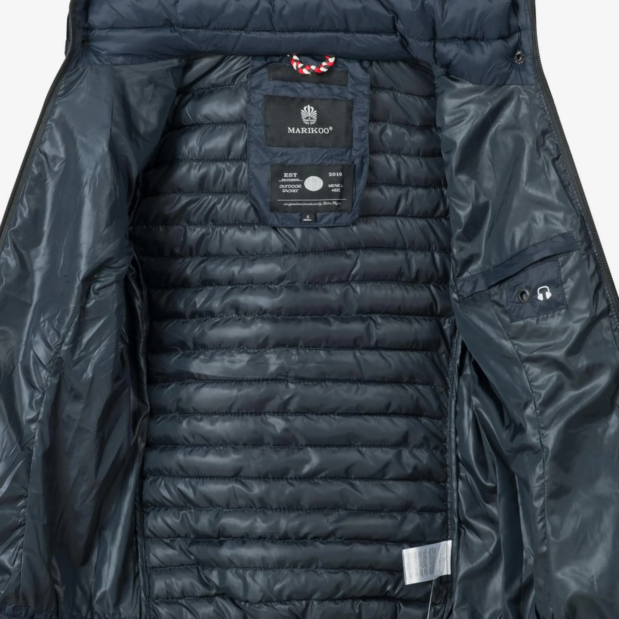 Marikoo Tussenjassen Tussenjas Samtpfote Dames Enziaan 8 Marikoo Tussenjassen Tussenjas Samtpfote Dames Enziaan - Afbeelding 8