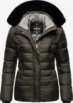 Marikoo Winterjassen Winterjas Loveleen Dames Antraciet