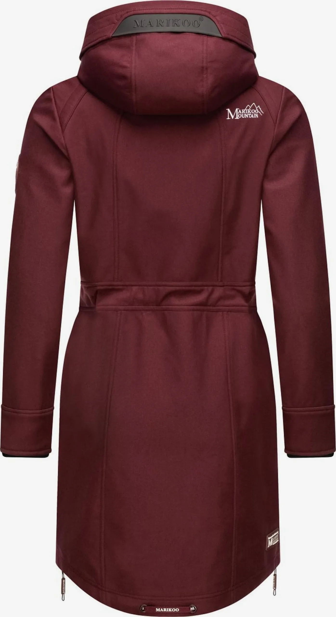 Marikoo Parkas Tussenparka Dames Bordeaux 4 Marikoo Parkas Tussenparka Dames Bordeaux - Afbeelding 4