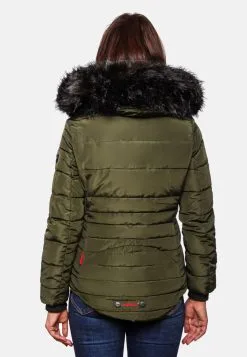 Marikoo Winterjassen Winterjas Lotusblüte Dames Olijfgroen -Tussen Jas Verkoop 651de43b9306bd55fb8c3358f59de3e4