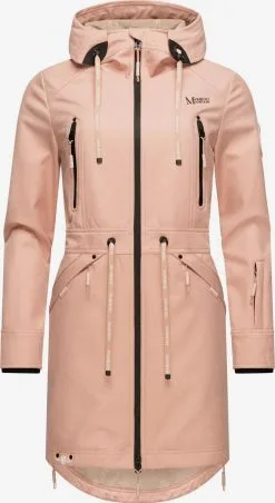 Marikoo Parkas Tussenparka Dames Rosa -Tussen Jas Verkoop 680961526d2240f6efea1cef296cef63