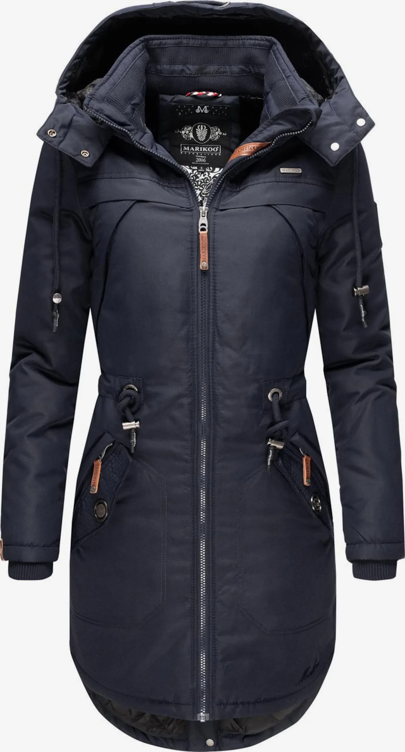 Marikoo Parkas Winterparka Kamii Dames Donkerblauw 1 Marikoo Parkas Winterparka Kamii Dames Donkerblauw
